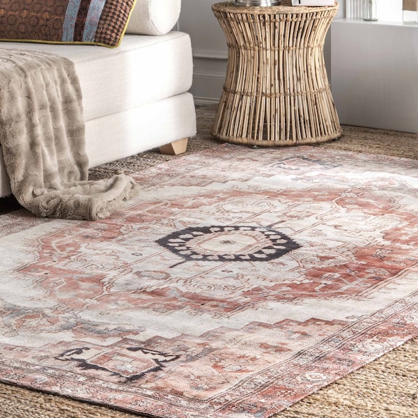 Nuloom Vintage Minna Area Rug 5ft x 7ft 7in KVMS05A5077 Zoro